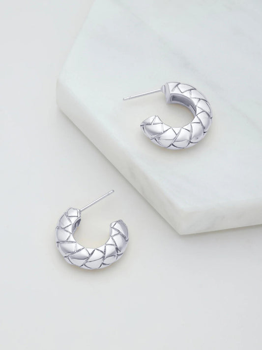 Zafino || Briana Hoop - Silver