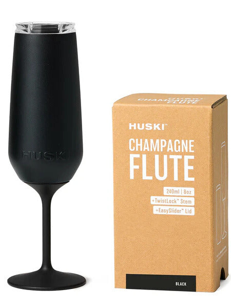 Huski Champagne Flute - Black