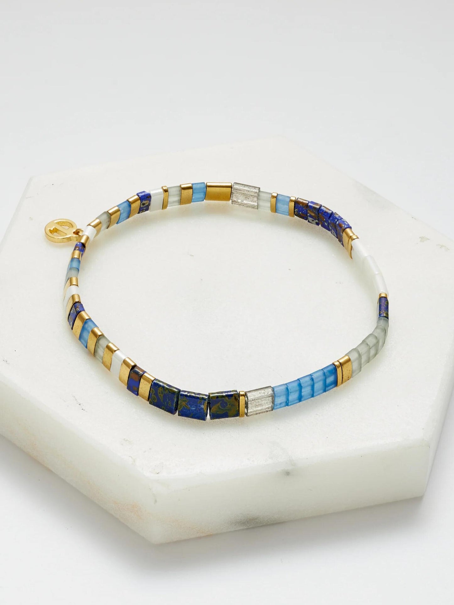 Zafino || Tile Bracelet - Navy