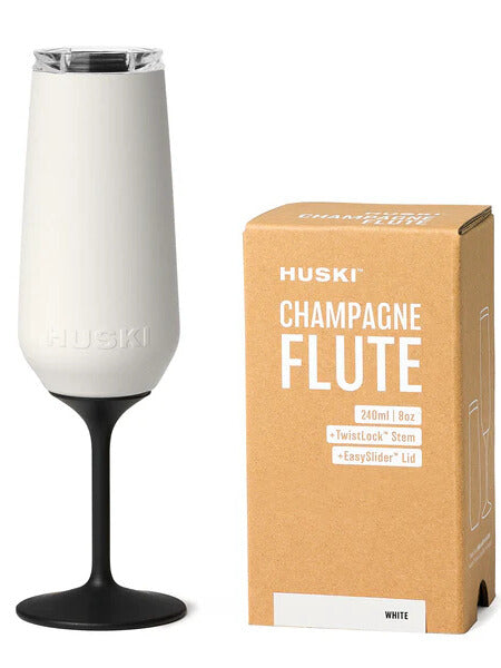 Huski Champagne Flute - White