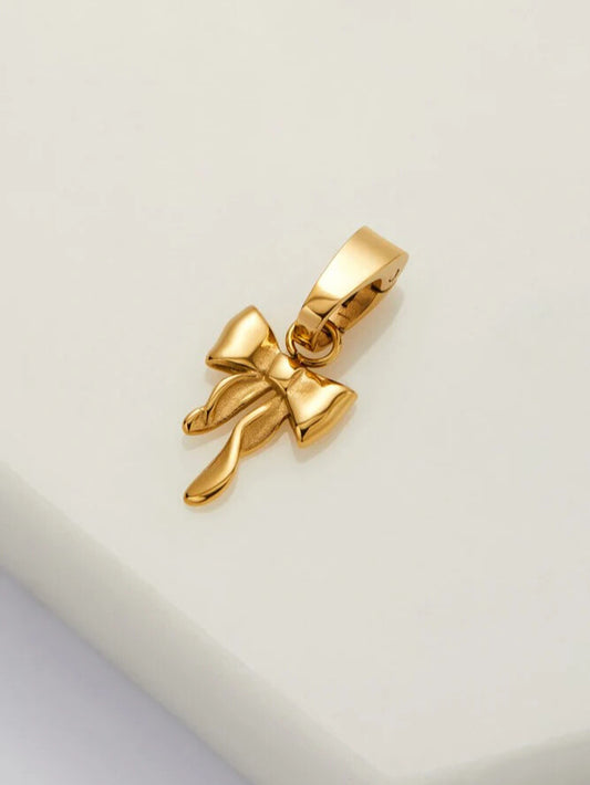 Zafino || Bow Charm- Gold