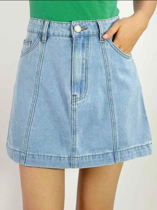 Amarli Denim Skirt