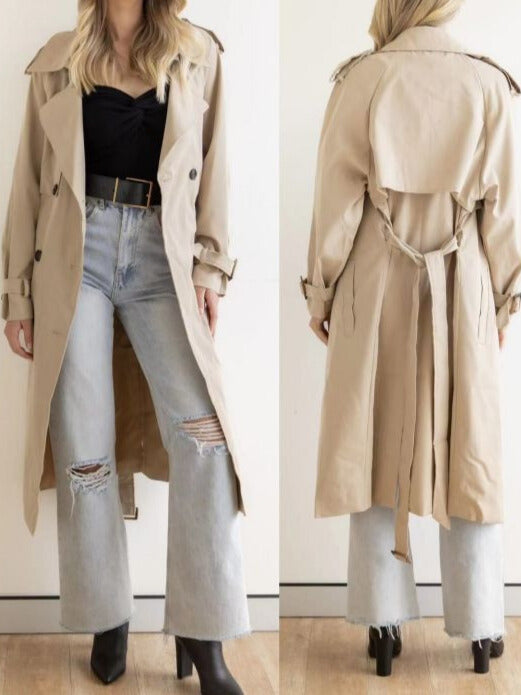 Noa Trench Coat - Beige