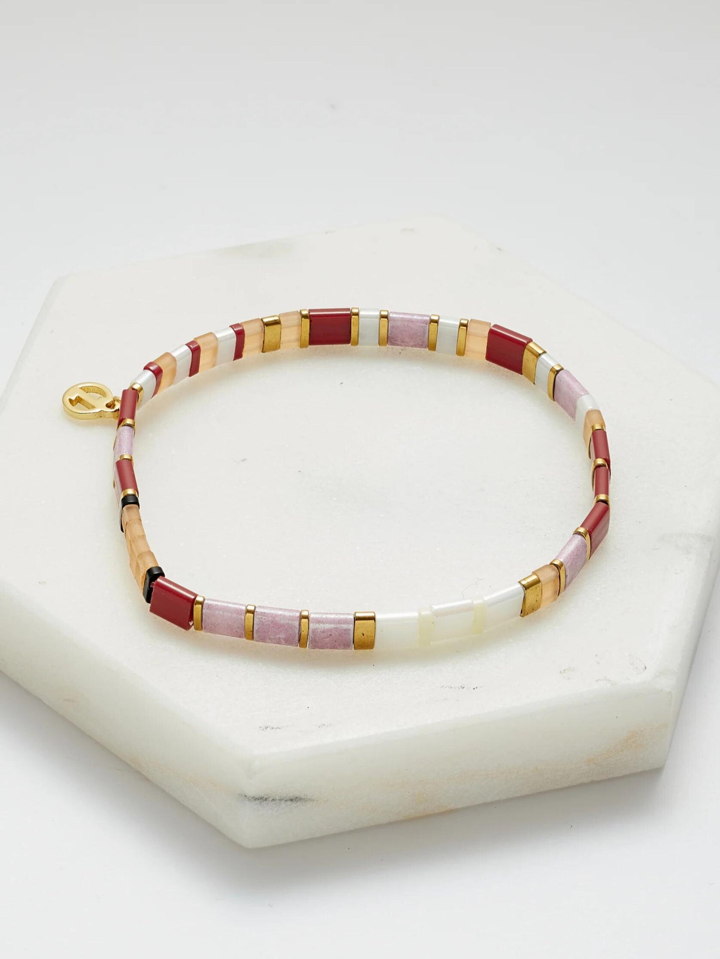 Zafino || Tile Bracelet - Rouge