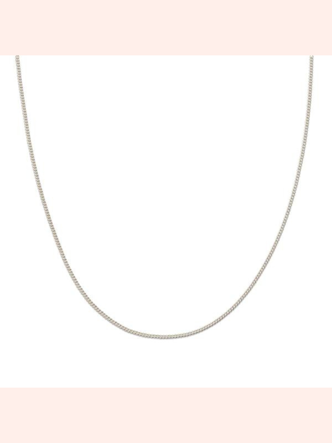 Silver Fine Chain 40cm-Palas