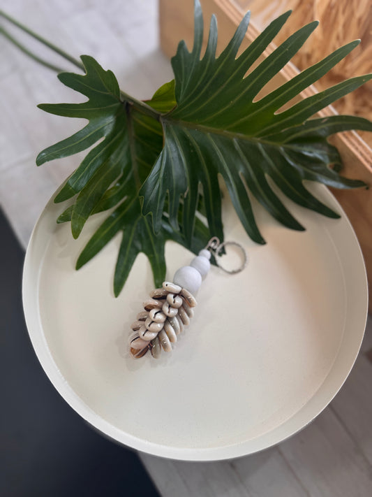 Lombok Key RIng-White