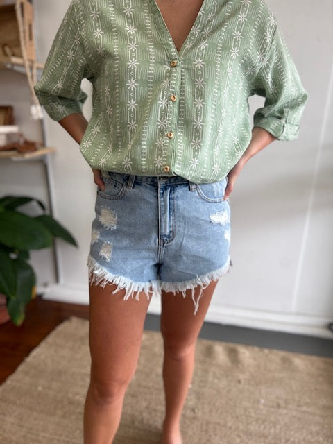 Maui Denim Shorts