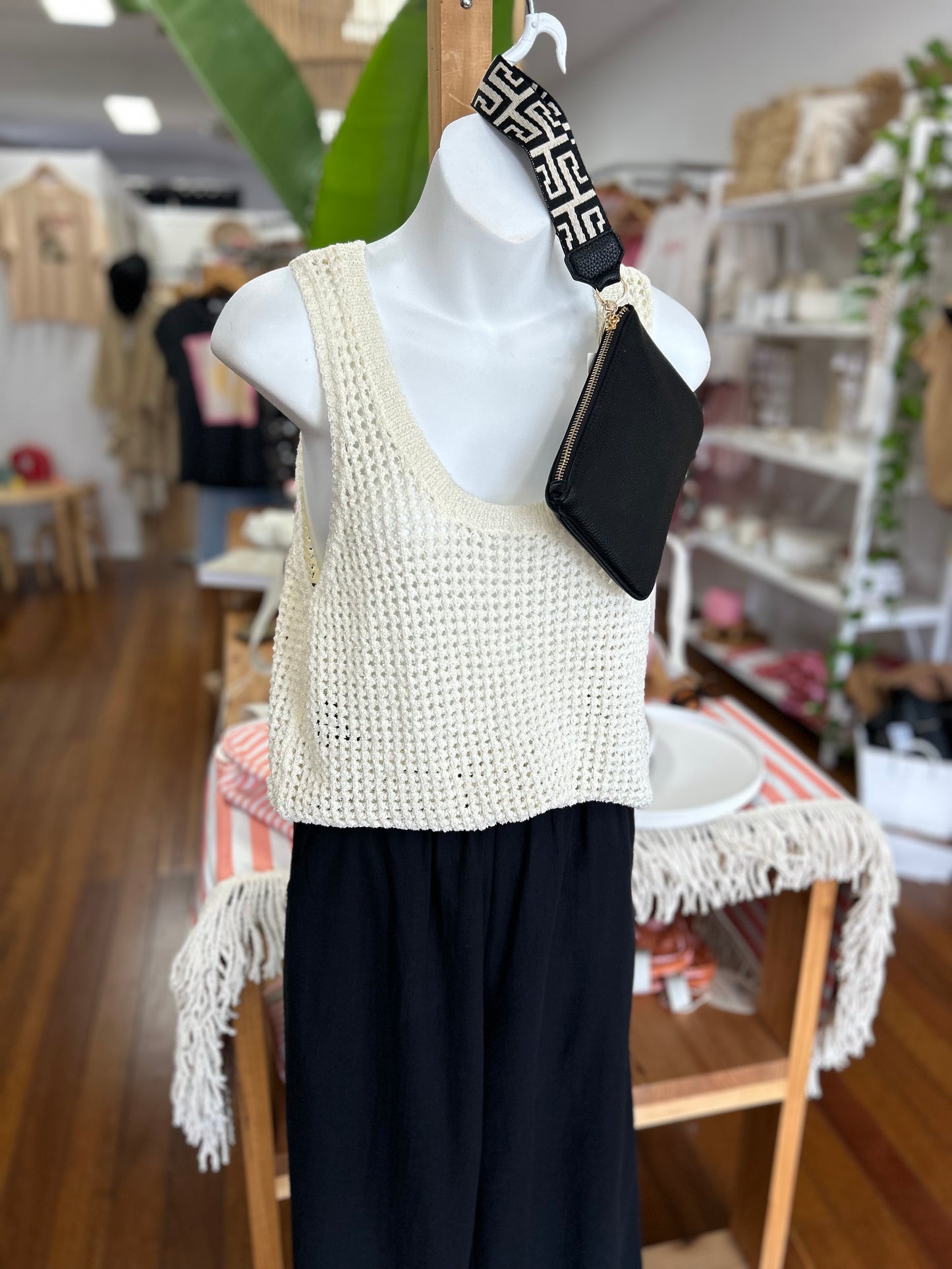 Ivy Cream Knit Top