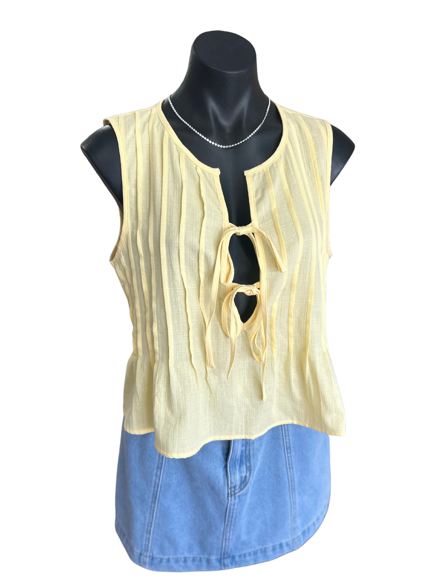 Everleigh Top- Lemon