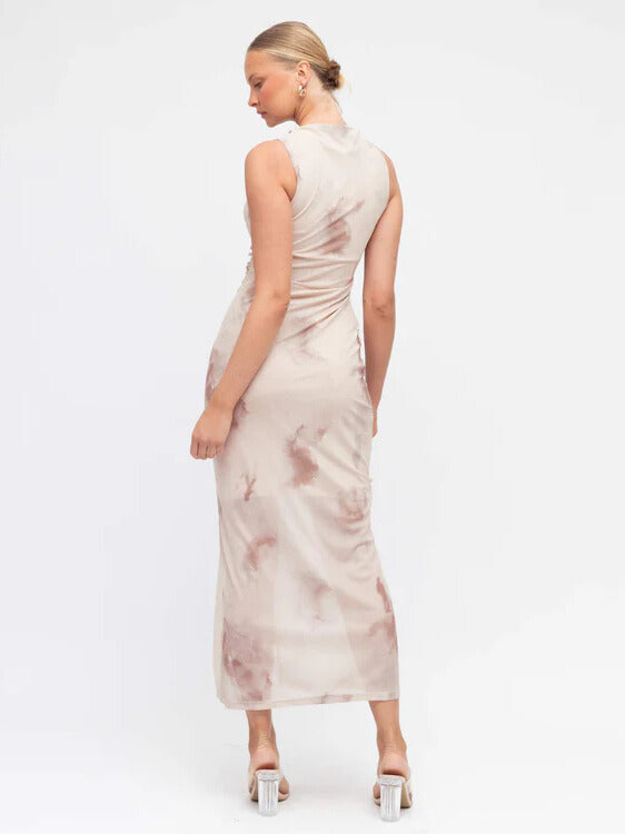 Rya Mesh Midi Dress