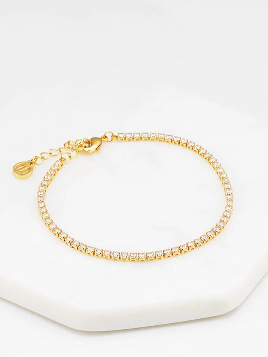 Zafino || Isla Tennis Bracelet-Gold