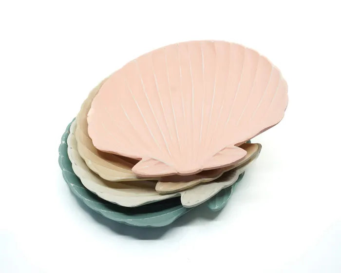 Seashell Trinket Tray - Dusty Pink