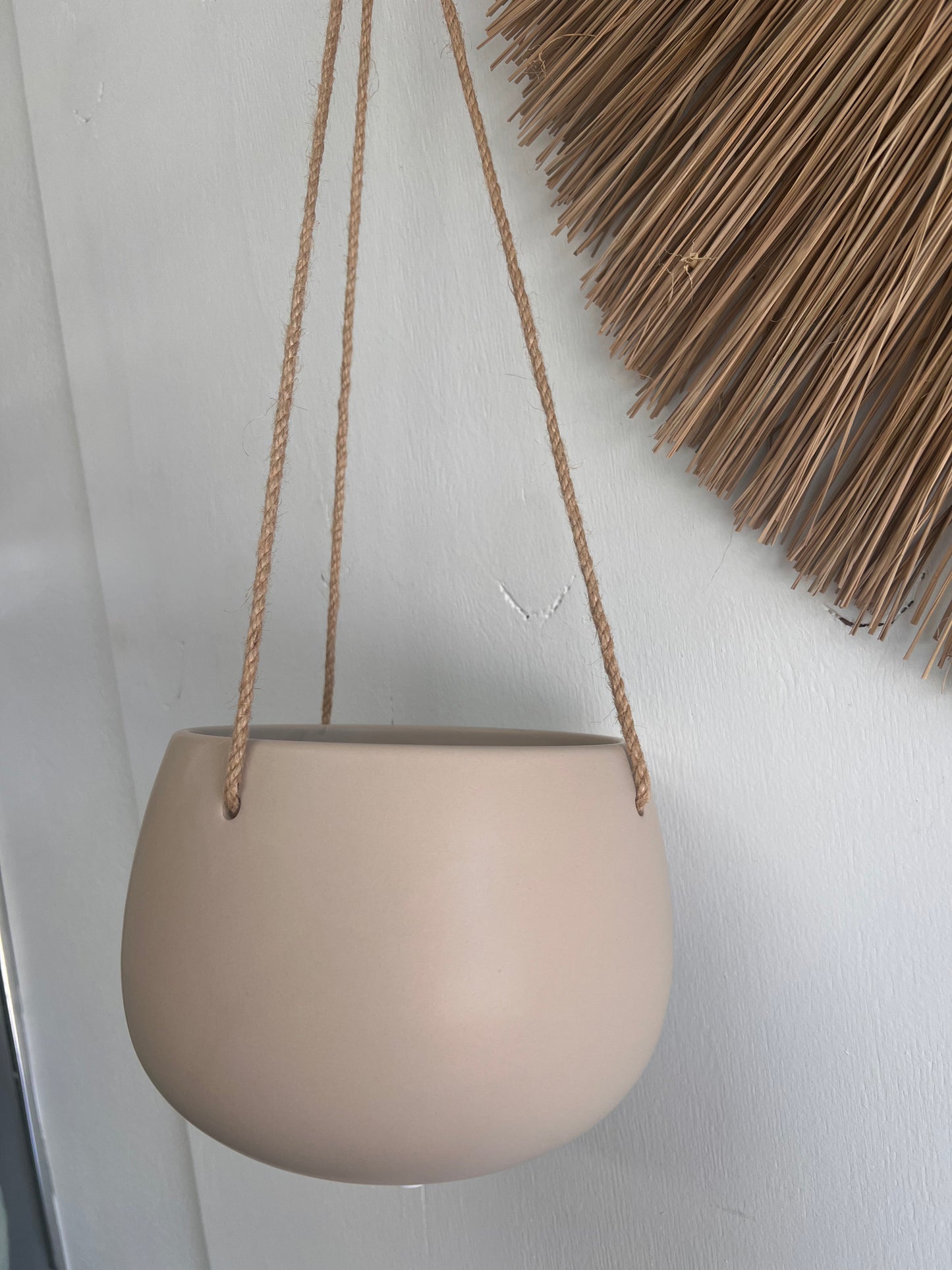 Cornelius Hanging Planter - Beige