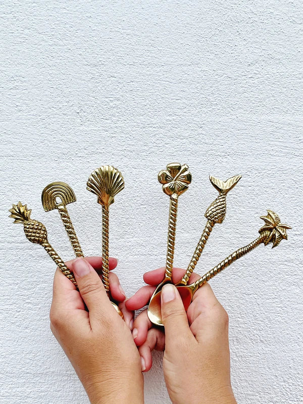 Brass Pineapple Teaspoon